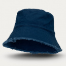 Raw Edge Bucket Hat+Navy