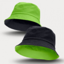 Reversible Bucket Hat+Bright Green