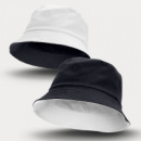 Reversible Bucket Hat+White