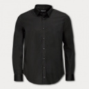 SOLS Blake Mens Long Sleeve Shirt+Black