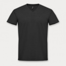 SOLS Imperial Mens V Neck T Shirt+Black