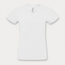 SOLS Imperial Womens V Neck T Shirt+White