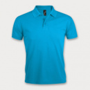 SOLS Prime Mens Polo Shirt+Aqua