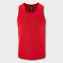 SOLS Sporty Mens Tank Top+Red