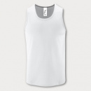 SOLS Sporty Mens Tank Top+White