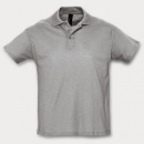 SOLS Summer II Mens Polo+Grey Melange