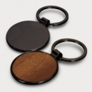 Santo Key Ring Round+Gunmetal