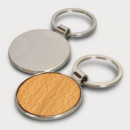 Santo Key Ring Round+Silver