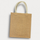 Serena Jute Triple Wine Carrier+back