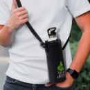 Seville Bottle Sling Bag+in use