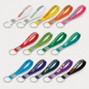 Silicone Key Ring Debossed+colours