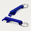 Snappy Metal Bottle Opener Key Ring+Dark Blue