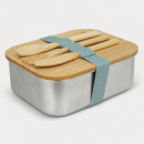Stainless Steel Bamboo Lunch Box+unbranded
