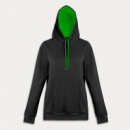 Studio Contrast Unisex Hoodie+Bright Green