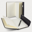 Swiss Peak A5 Notebook and Pen Set+open