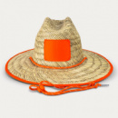 Tiki Straw Hat+Orange