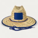 Tiki Straw Hat+Royal Blue
