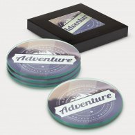 Venice Glass Coaster Set of 4 Round (Full Colour) image