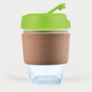 Vienna Eco Coffee Cup Cork Band+Light Green