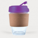 Vienna Eco Coffee Cup Cork Band+Purple