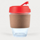 Vienna Eco Coffee Cup Cork Band+Red