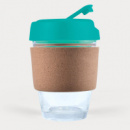 Vienna Eco Coffee Cup Cork Band+Teal