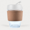 Vienna Eco Coffee Cup Cork Band+White