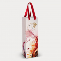 Wine Ribbon Handle Paper Bag (Full Colour) image