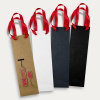 Wine Ribbon Handle Paper Bag