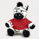 Zebra Plush Toy+Red
