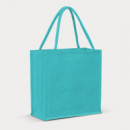 Monza Jute Tote Bag Colour Match+Light Blue