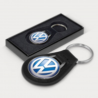 Baron Leather Key Ring (Round) image