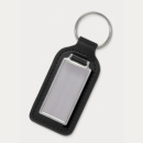 Baron Rectangular Leather Key Ring