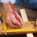 Carpenters Pencil+in use