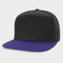 Crusade Contrast Flat Peak Cap+Royal Blue