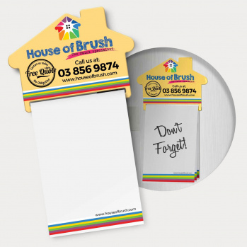 Magnetic House Memo Pad (Full Colour)