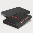 Andorra Notebook and Pen Gift Set+Red