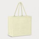 Modena Jute Tote Bag Colour Match+White