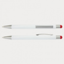 Lancer Stylus Pen White Barrel+Red