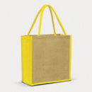 Monza Jute Tote Bag+Yellow